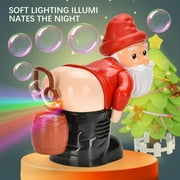 Holiday Bubble Machine for Kids,Foam Machine Automatic,Bubble Machine,for Party and Bubble Machine Usb Charging Bubble Machine with Gift Toys for Boys and Girls
